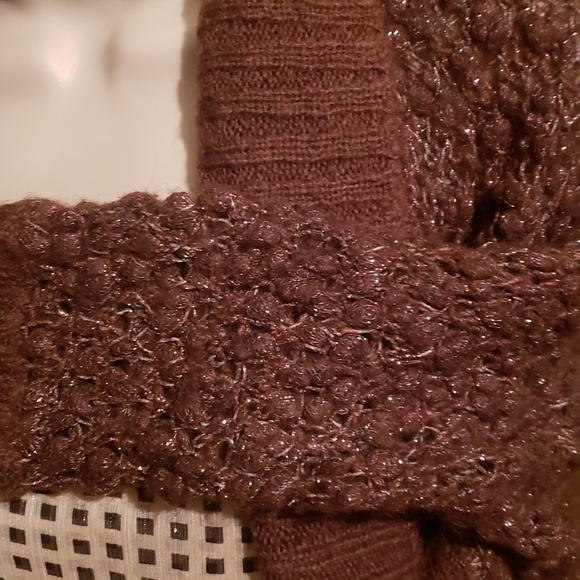Pretty Glittery Brown Shrug Brand New - Picture 7 of 8